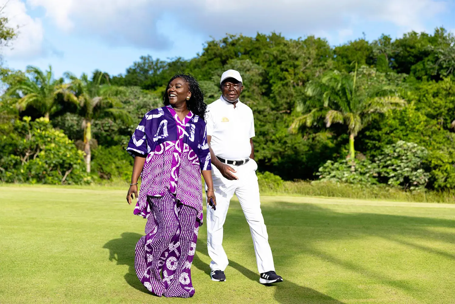 Lady Dentaa with His Royal Majesty Otumfour Osei Tutu II